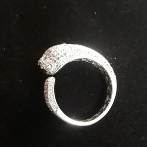 Silver Panther ring